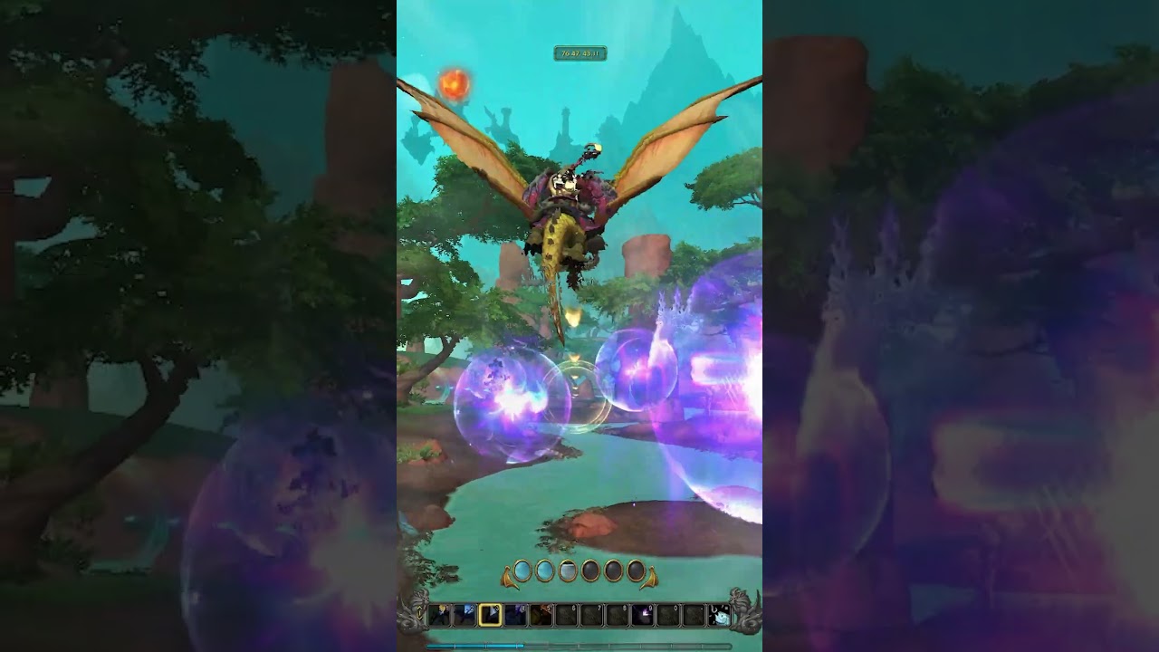 Wingrest Roundabout Reverse Challenge GOLD - Dragonrider Races  #wow #dragonflight #dragonriding