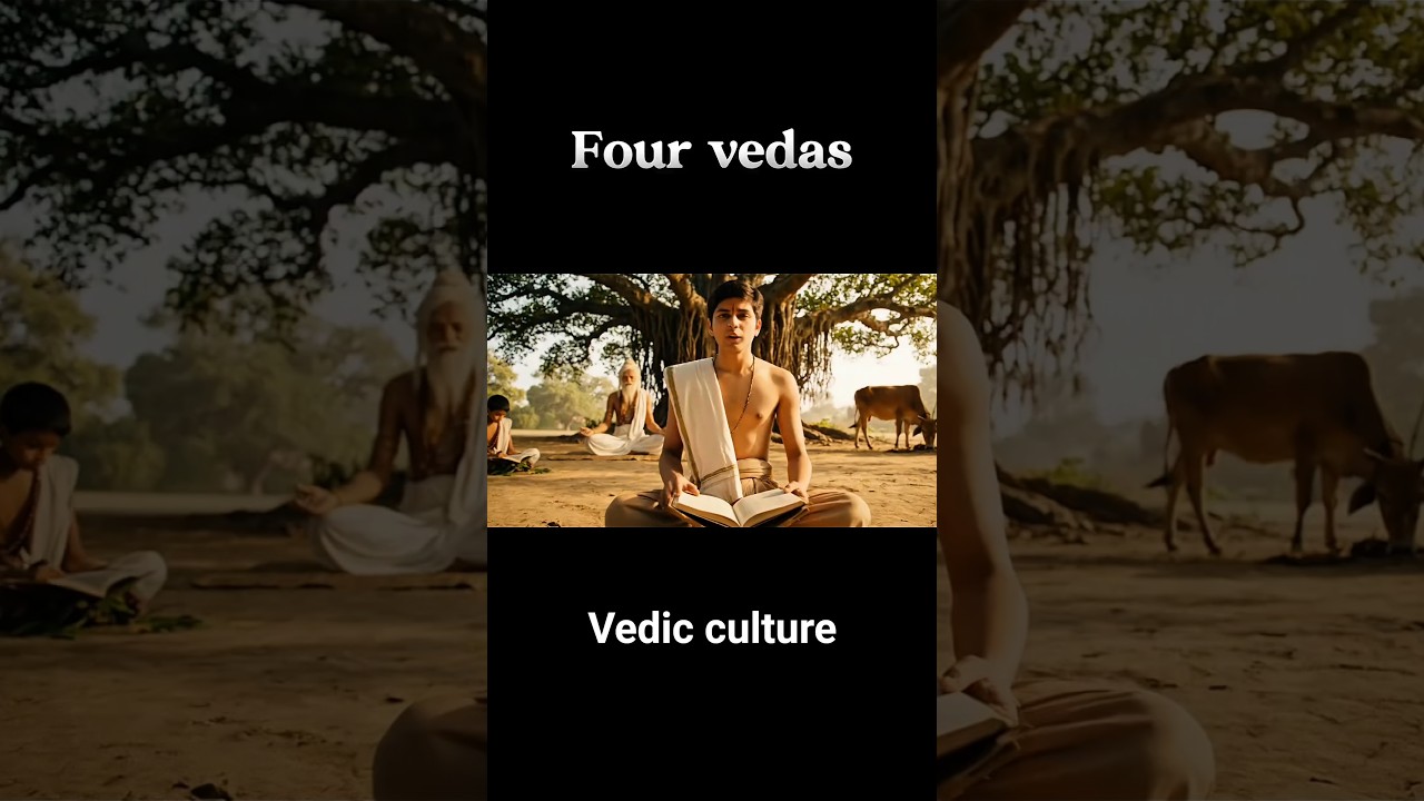 📚The Four Vedas Explained | Rigveda, Samaveda, Yajurveda & Atharvaveda #vedic #hinduism