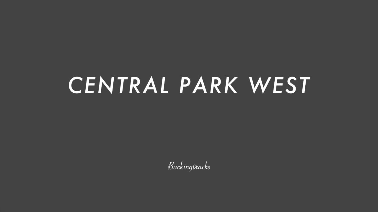 CENTRAL PARK WEST chord progression&nbsp;- Backing Track Play Along&nbsp;Jazz Standard Bible 2 Guitar
