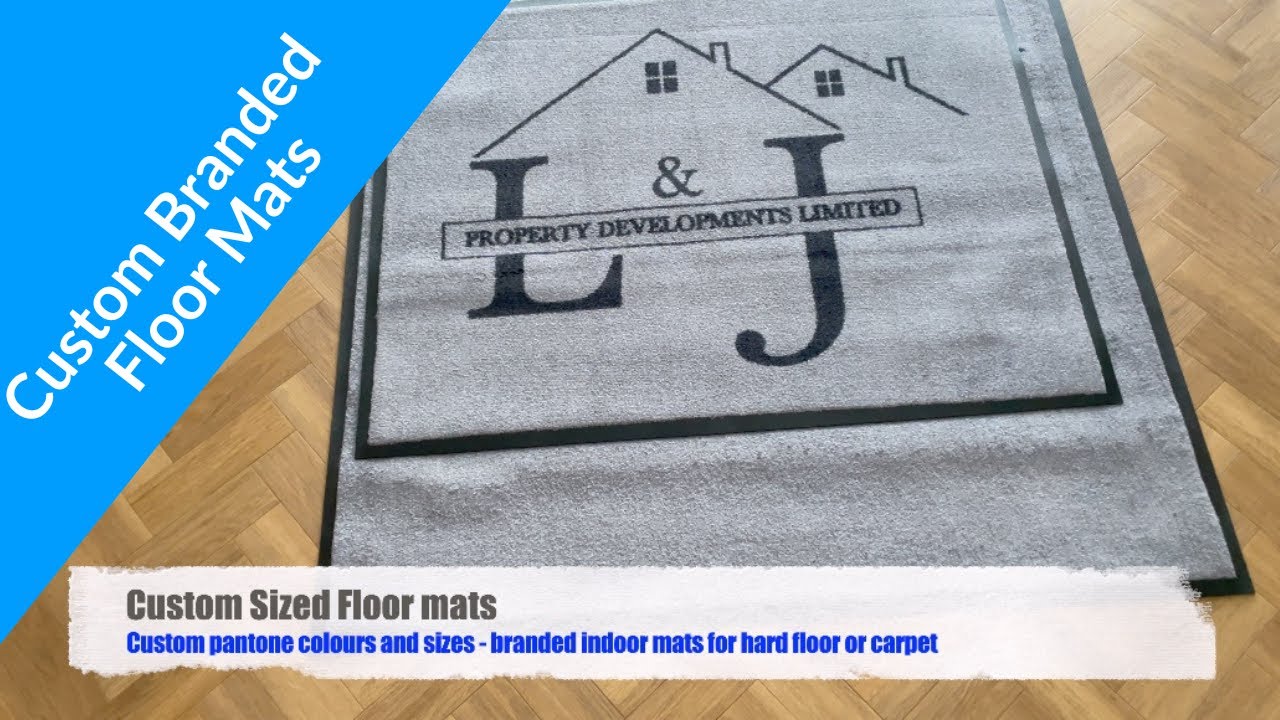 Custom size Branded floor mats | Perfect for your office or shop