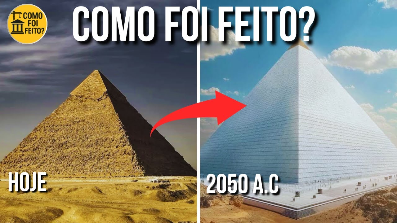 A MELHOR TEORIA de como as  PIR&Acirc;MIDES no EGITO foram CONSTRU&Iacute;DAS!