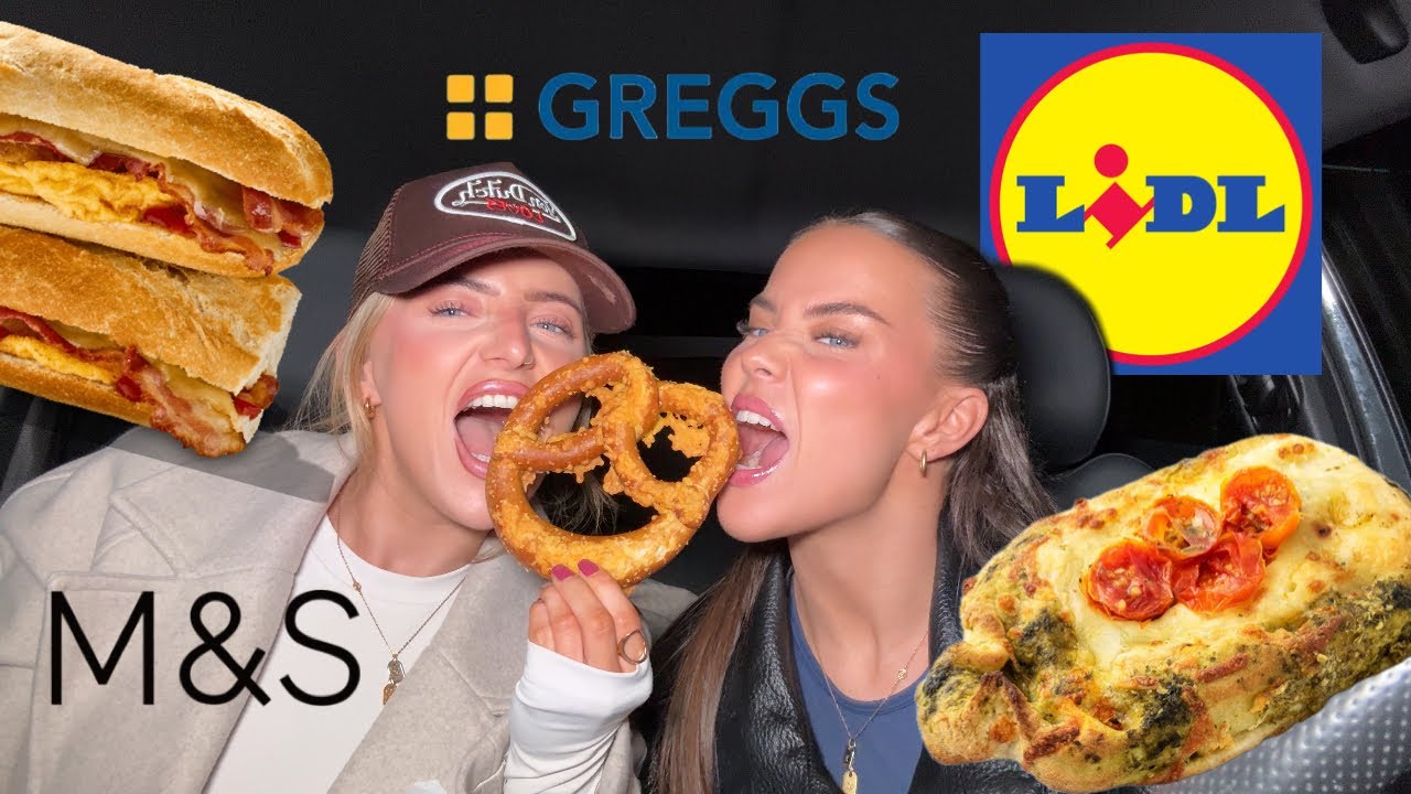 Eating bakery foods for 24 hours! Immie and Kirra