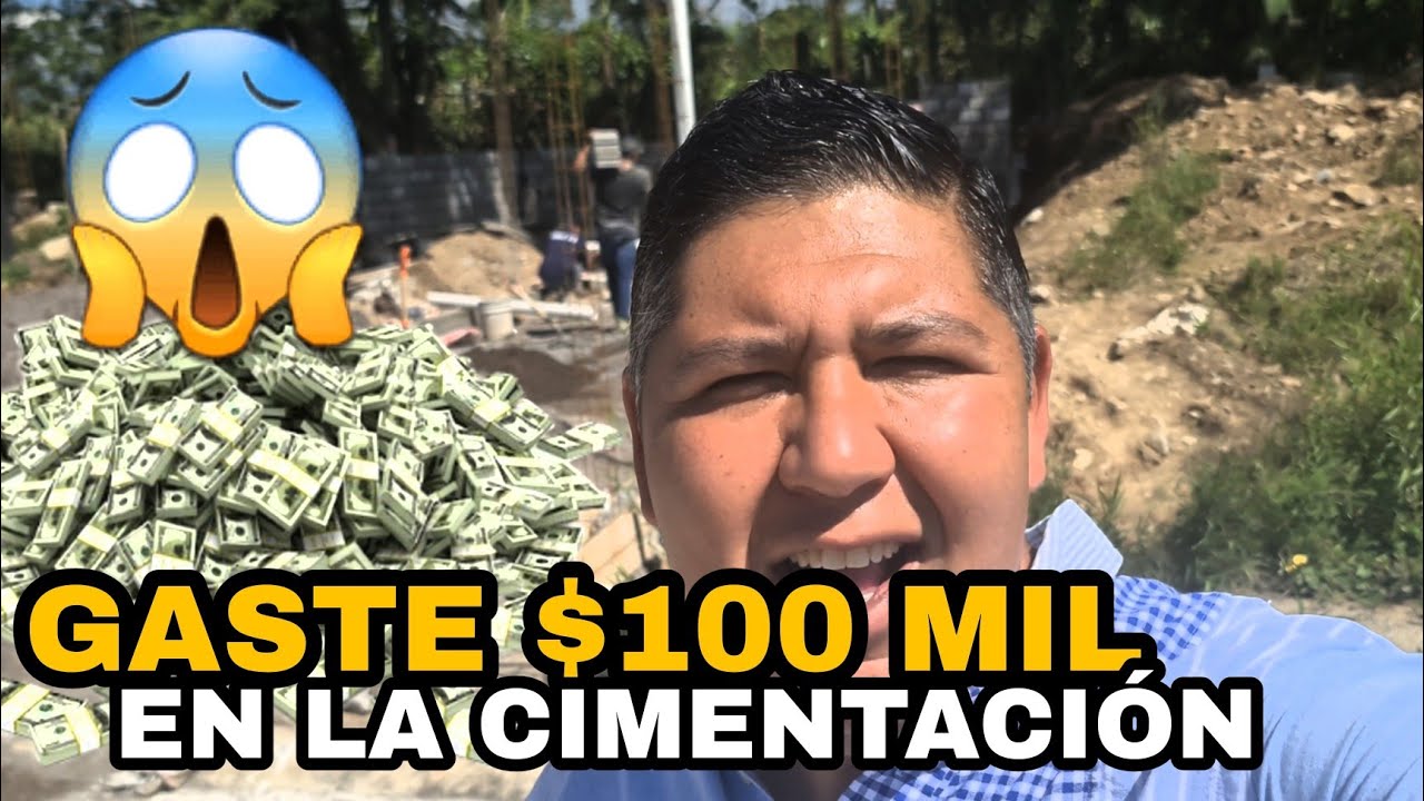 CUANTO CUESTA la CIMENTACION de una CASA 💲🏡