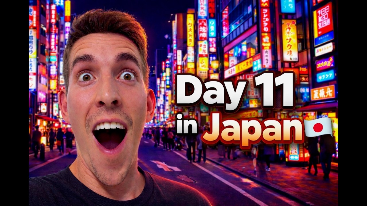 Безумная неоновая ночная жизнь Токио 🤯 | День 11 в Японии 🇯🇵 (Синдзюку)