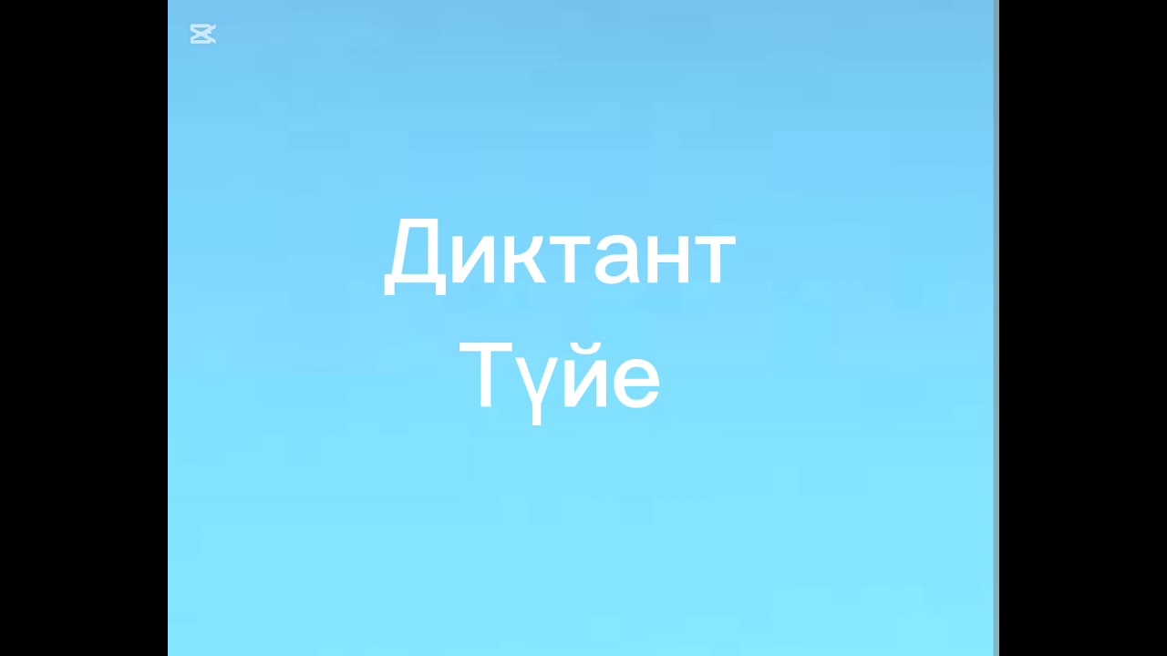Диктант Түйе 2-сынып 31 сөз