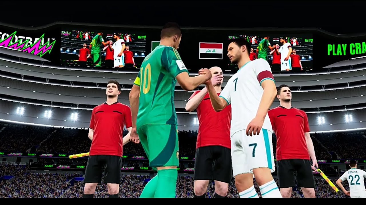 مباراة العراق ضد السعودية تصفيات كاس العالم efootball mobile 📱📲