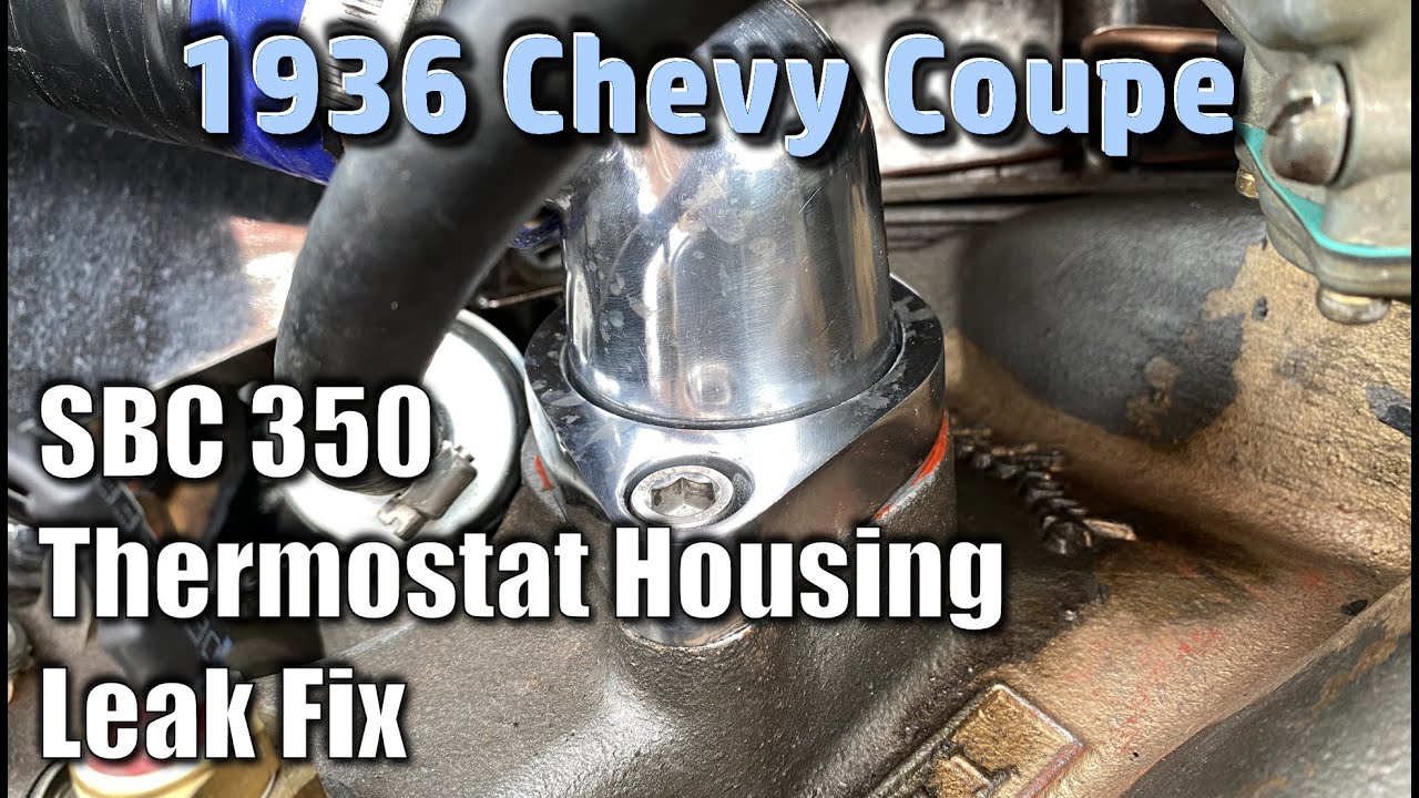 Coolant Leak Repair On A Small Block Chevy 350 With A Swivel Thermostat Housing