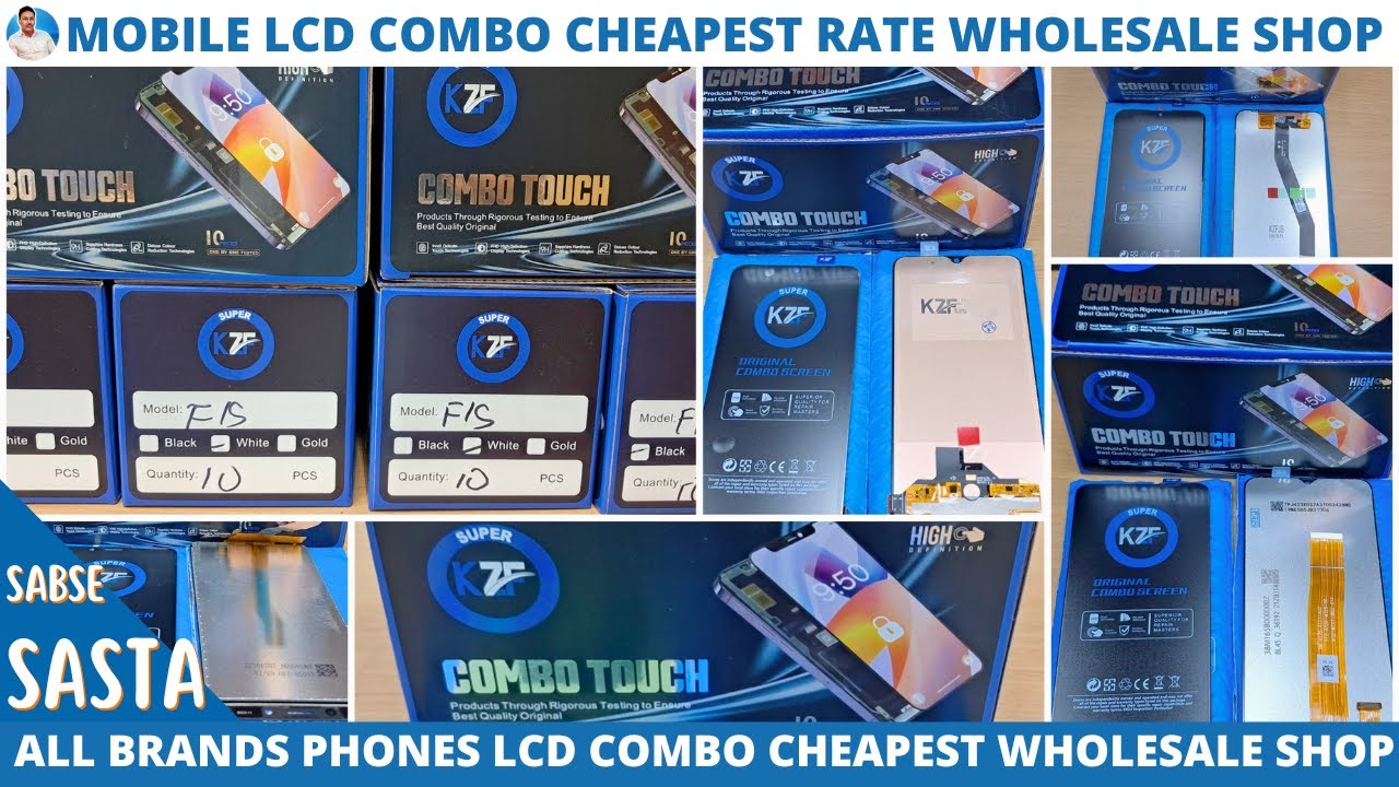 Cheapest Rate All Brands Mobiles LCD Combo, Display Combo Wholesale Shop in Kolkata
