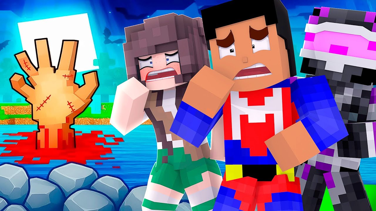 NUNCA VAYAS A ESTE LAGO MALDITO A LAS 3 AM EN MINECRAFT TROLL 😱