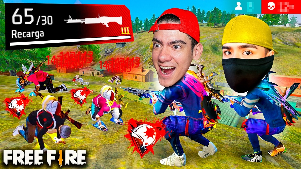 INVITE AL MEJOR PRECISERO DE FREE FIRE a MI CASA Y JUGAMOS FREE FIRE CON LA M60 !! - TheDonato