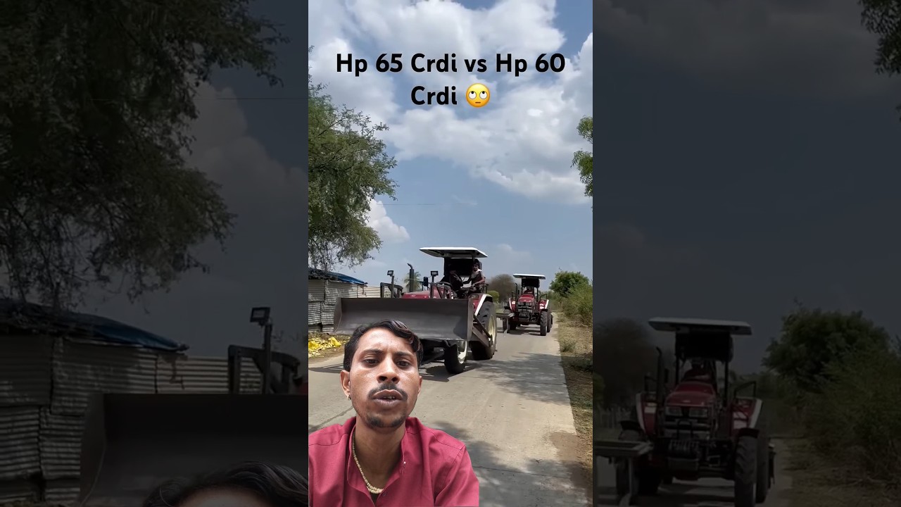 Two tractors going together Mahindra novo 605 #farming #mahindra #mahindratractor #shorts #song
