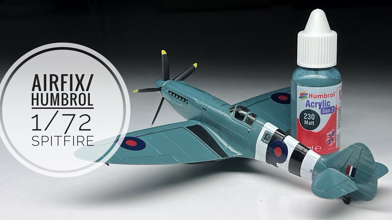 I build my Airfix Club Spitfire with help from Humbrol