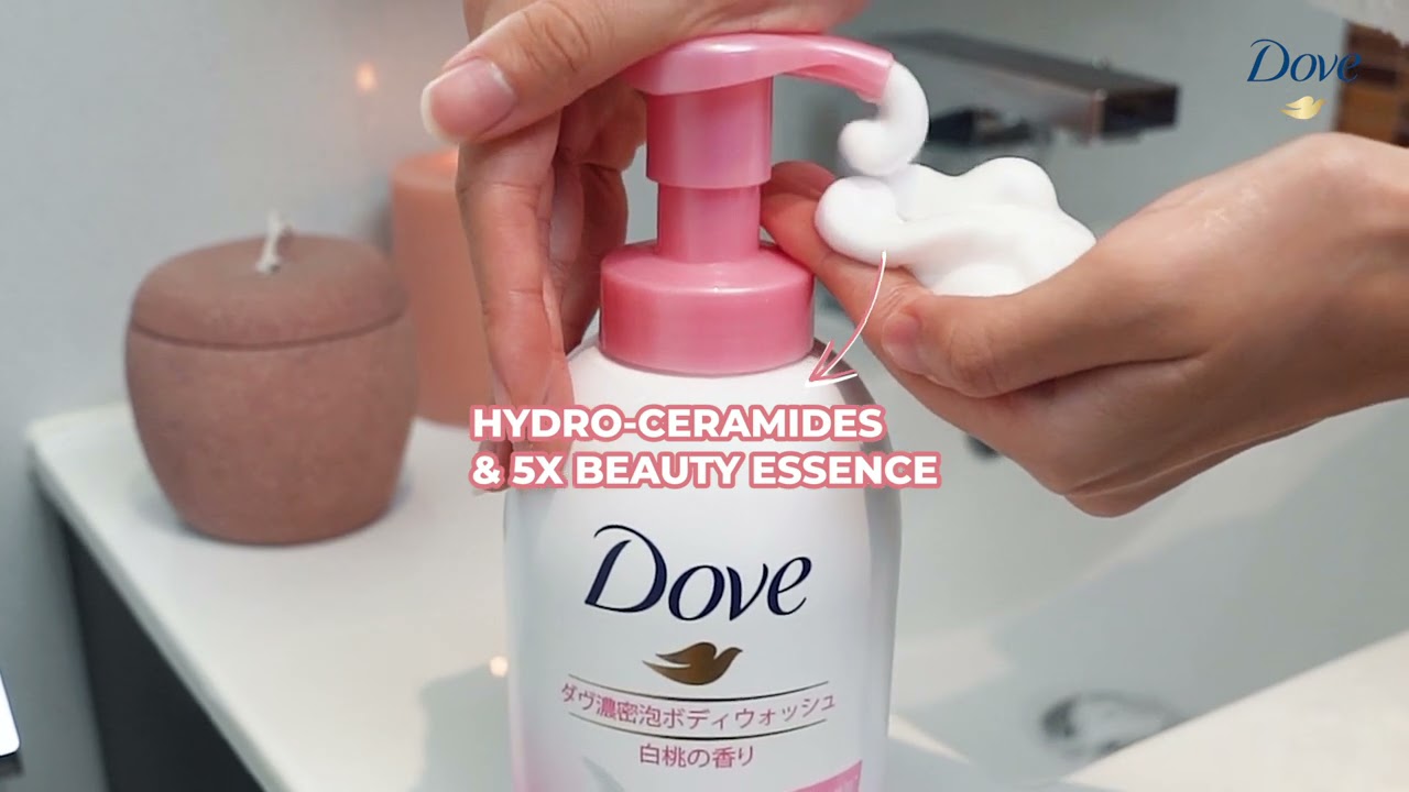 Self-care moment with Dove Cloud Foam Body Wash | Soft & Rich Foam | With Japan Skincare Technology