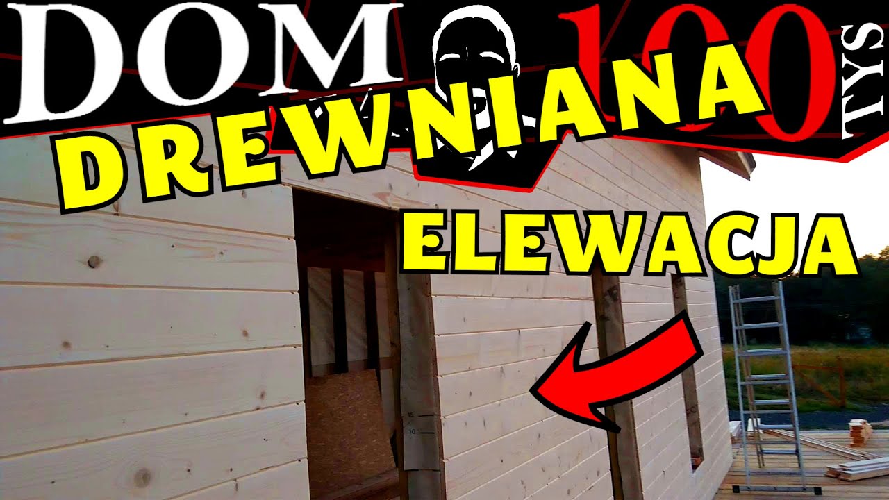 ►Elewacja drewniana krok po kroku. Montaż deski elewacyjnej samemu? Dom za 100 tys #132