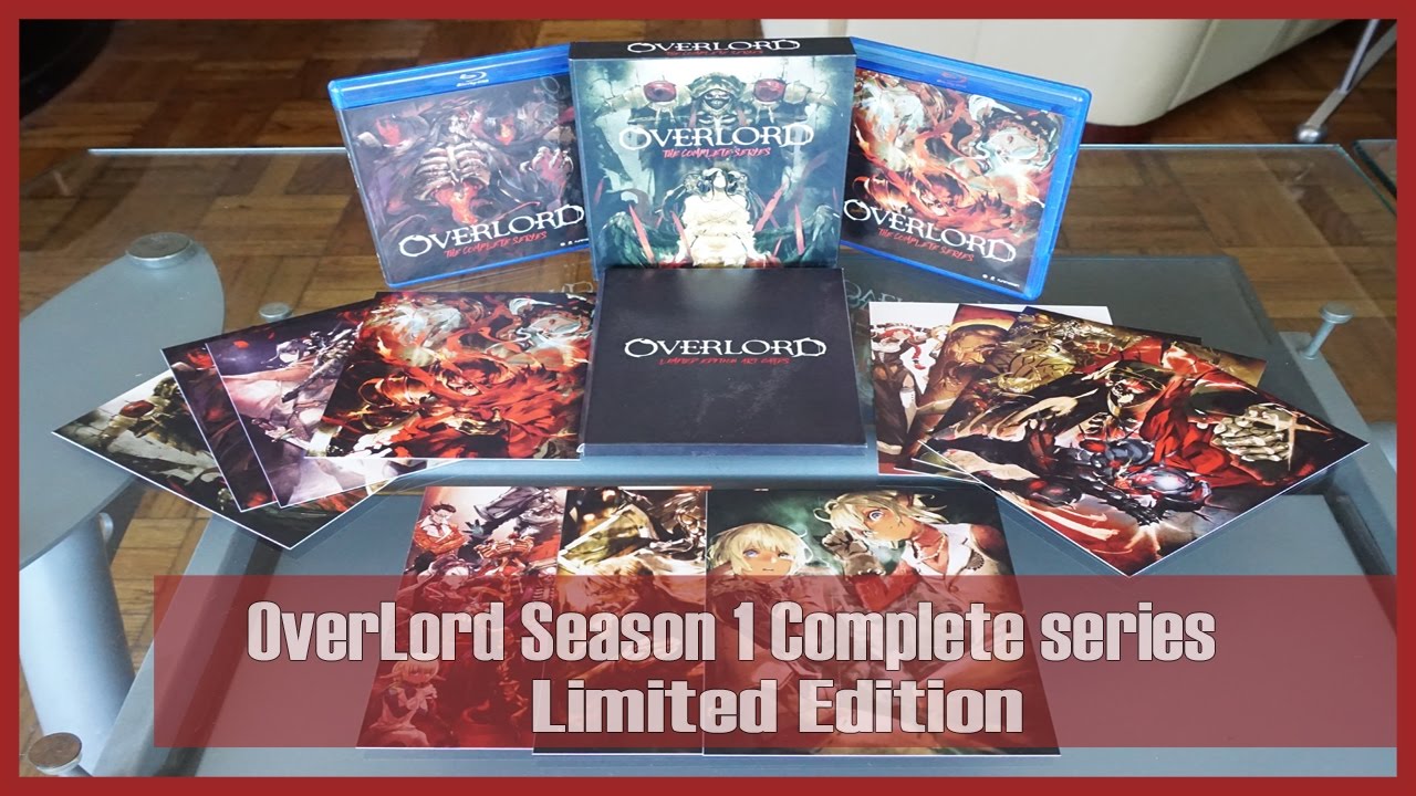 RightStuf Распаковка | OverLord Season One [Ограниченное издание] Blu-ray/DVD &mdash; 2016 г.