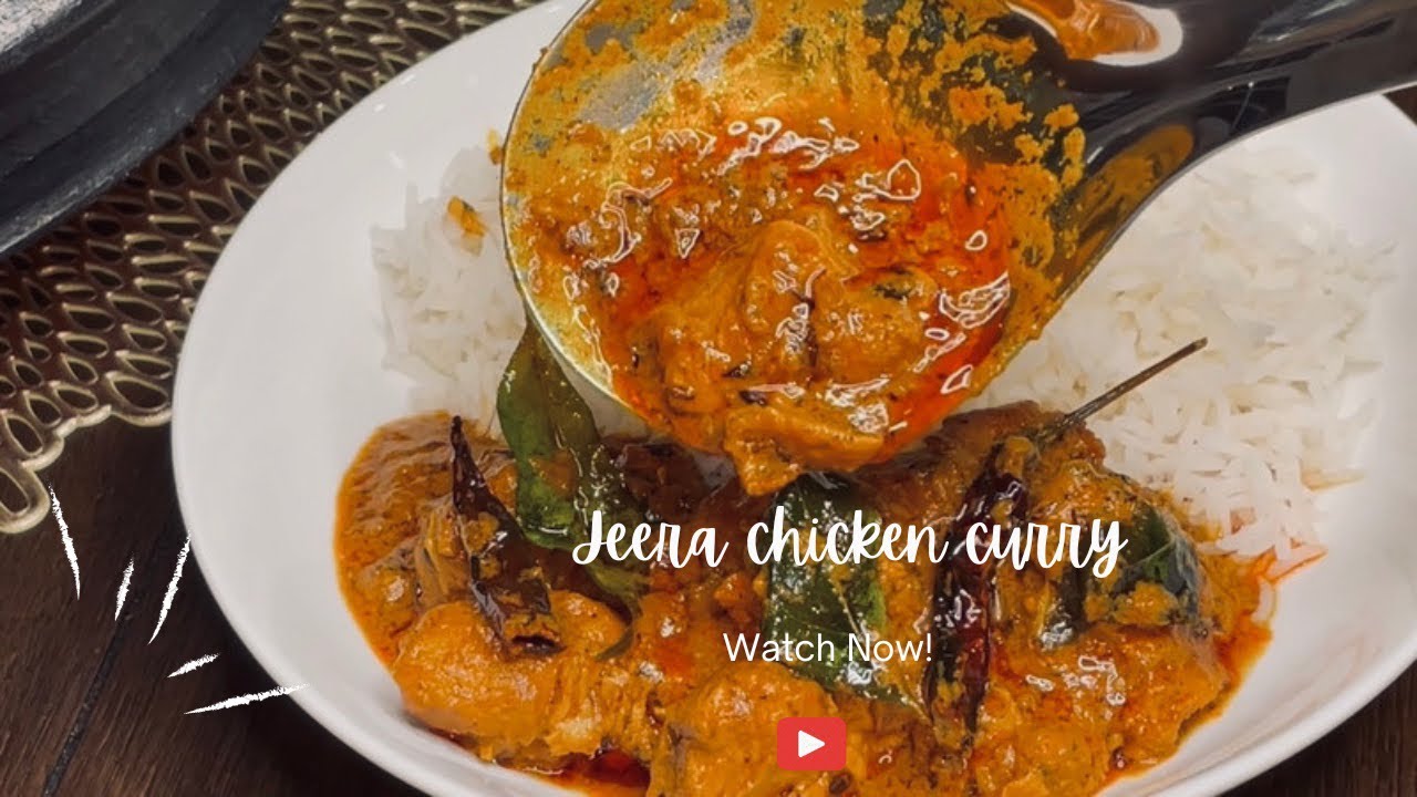 Jeera chicken curry #cumin curry chicken