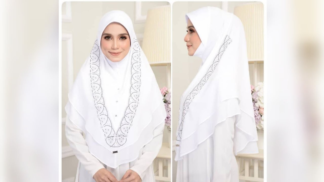 How to cut and stitch instant double layer hijab |Most easy method