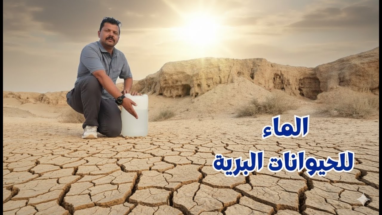 إلى الصحراء بلا خيمة… فقط نحمل الماء مع @المزارع السومري