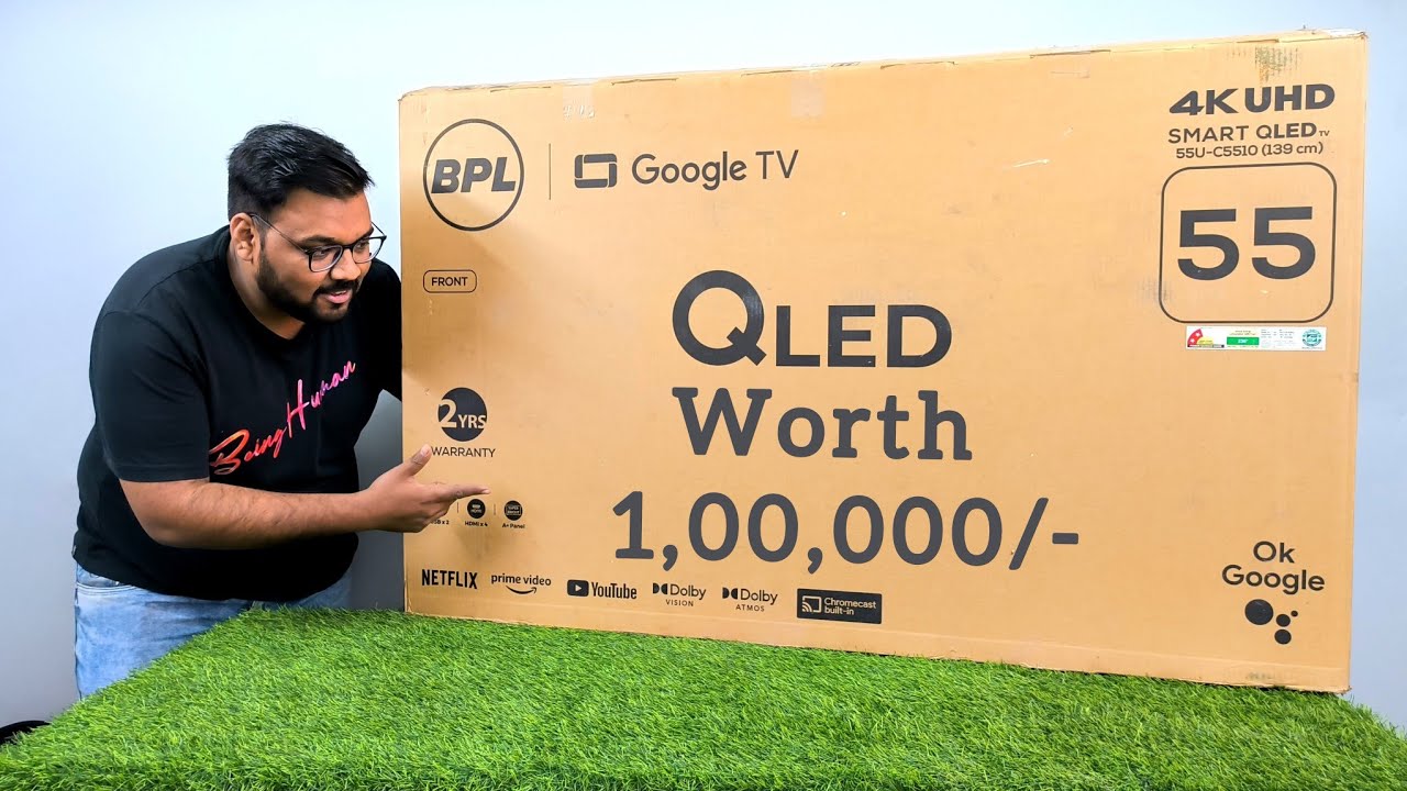 BPL 55 Uhd Google Smart Qled Tv 55uc5510 | BPL Google Android Tv | BPL Smart Tv | 55UC5510 BPL Tv