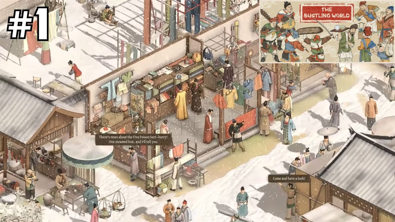 A combination of GTA, The Sims, Assassins Creed, and Stardew Valley? The Bustling World | Gameplay 1