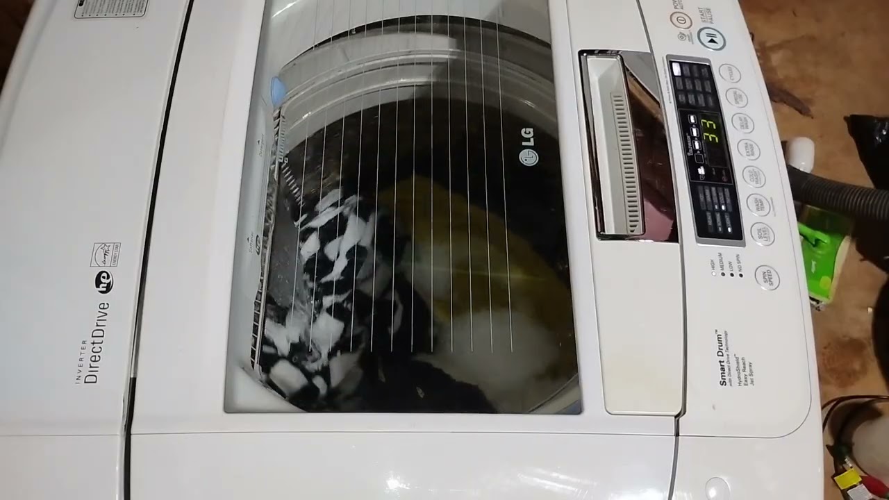 NEW MACHINE!!! LG wave force top load washer, speed wash cycle, blankets 