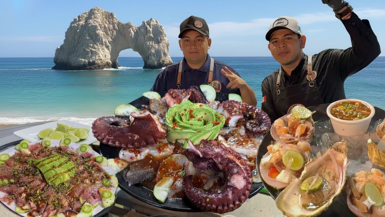 Probando Mariscos en Los Cabos Baja California Sur 