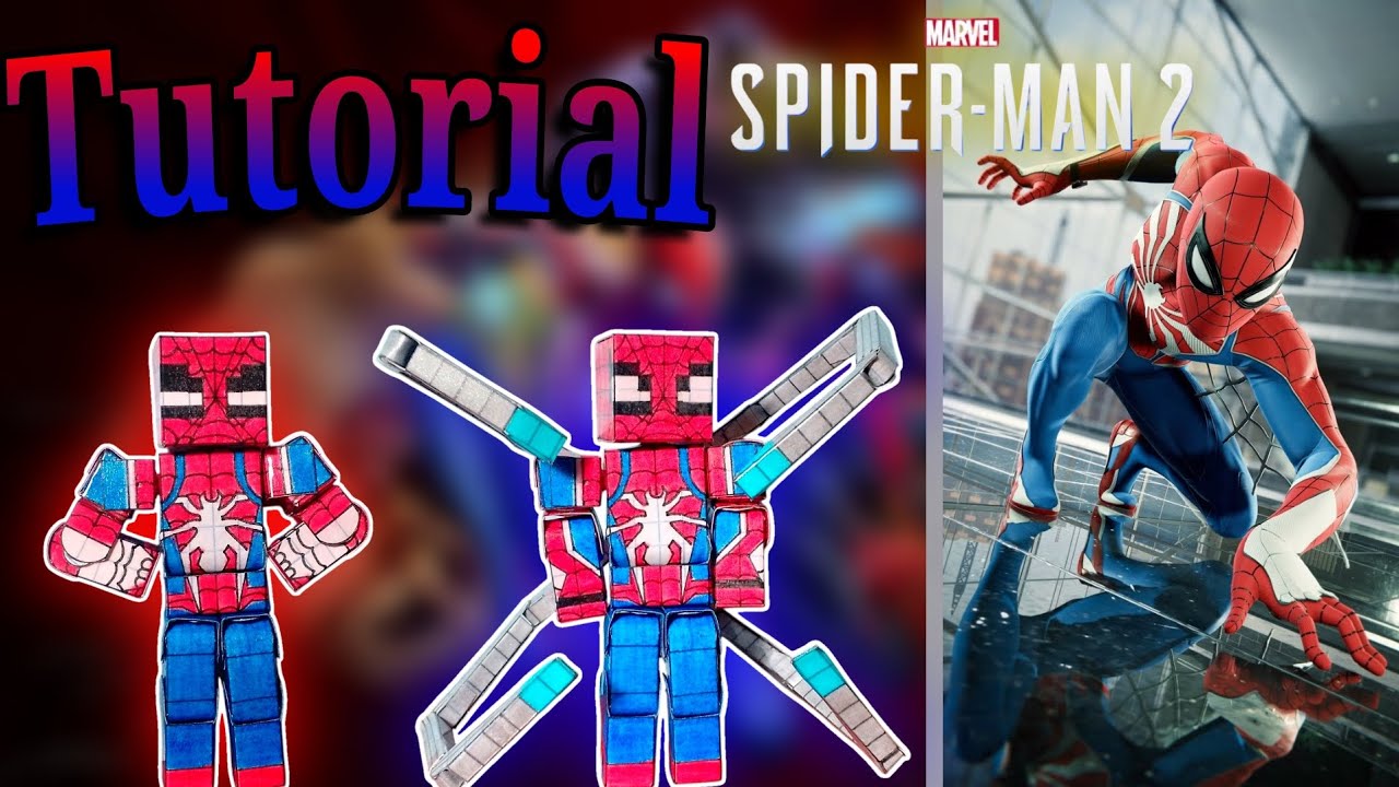¡Crea tu Spider-Man PS5 Articulado en Papel! 🕷️📄 | ArtherCraft
