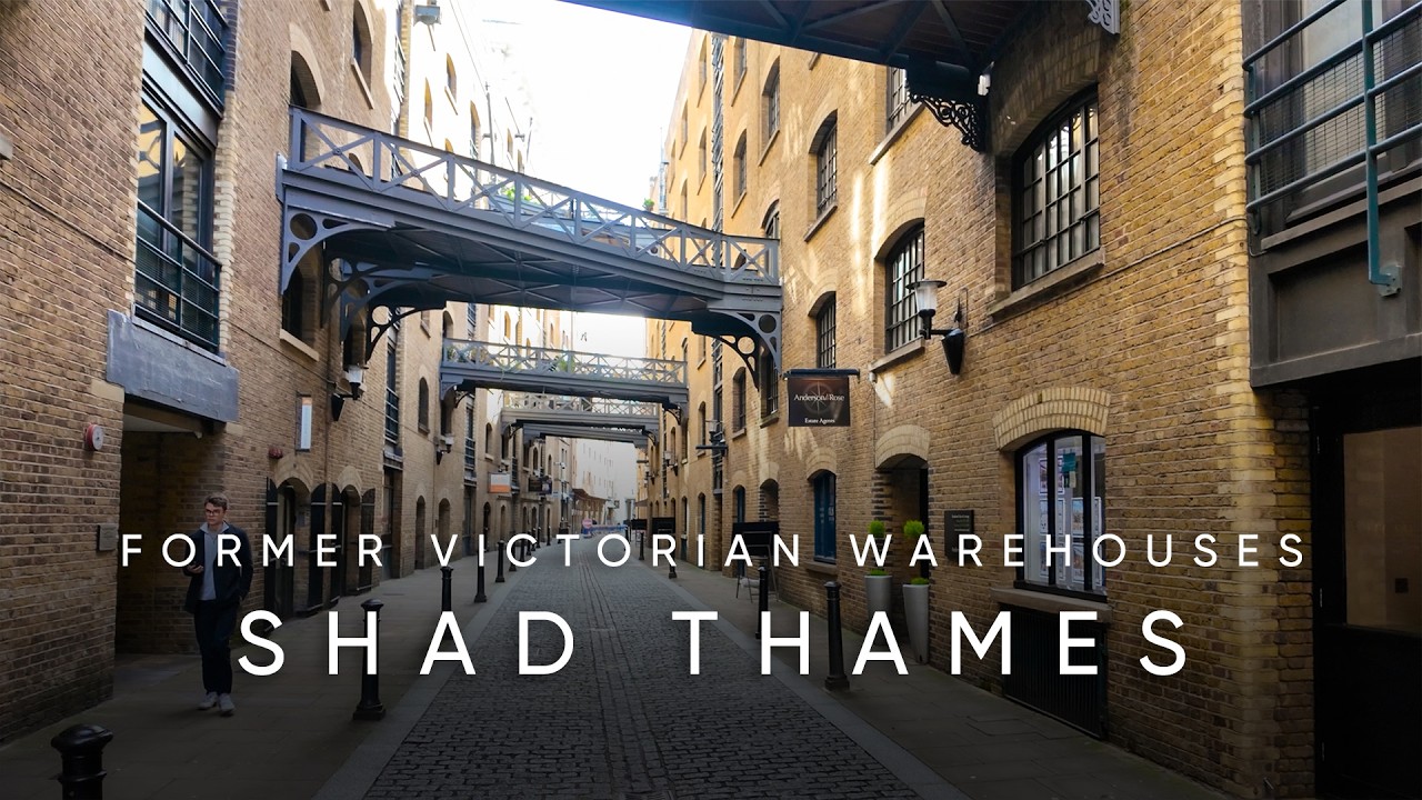 Walking Amongst Victorian Warehouses in Bermondsey | Shad Thames | Tower Bridge Views | London | 4K