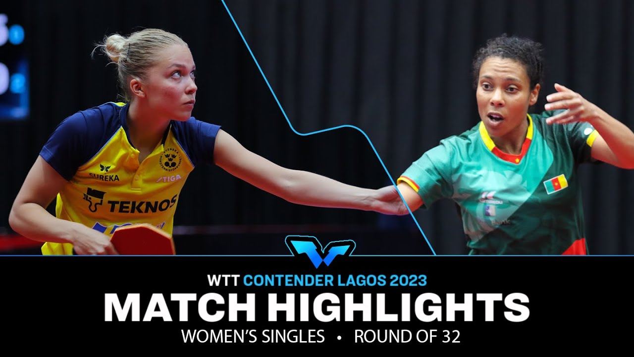 Sarah Hanffou vs Christina Kallberg | WS R32 | WTT Contender Lagos 2023