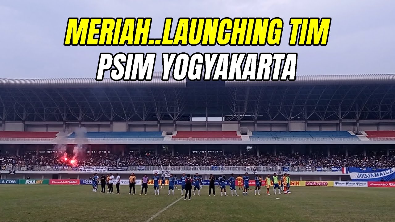 Meriah.. Launching tim PSIM Yogyakarta