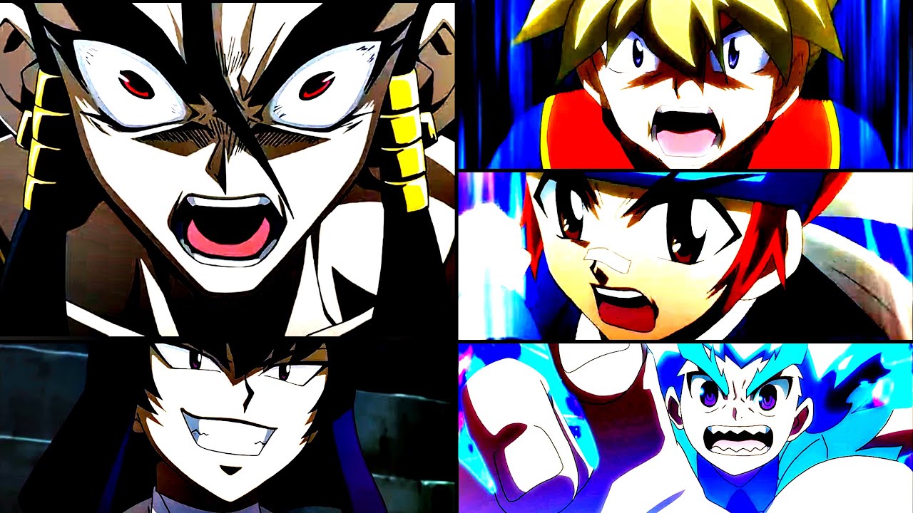 Rago versus Gingka and Chris, Lui versus Pluto fanmade (Final fight omega episode 27)