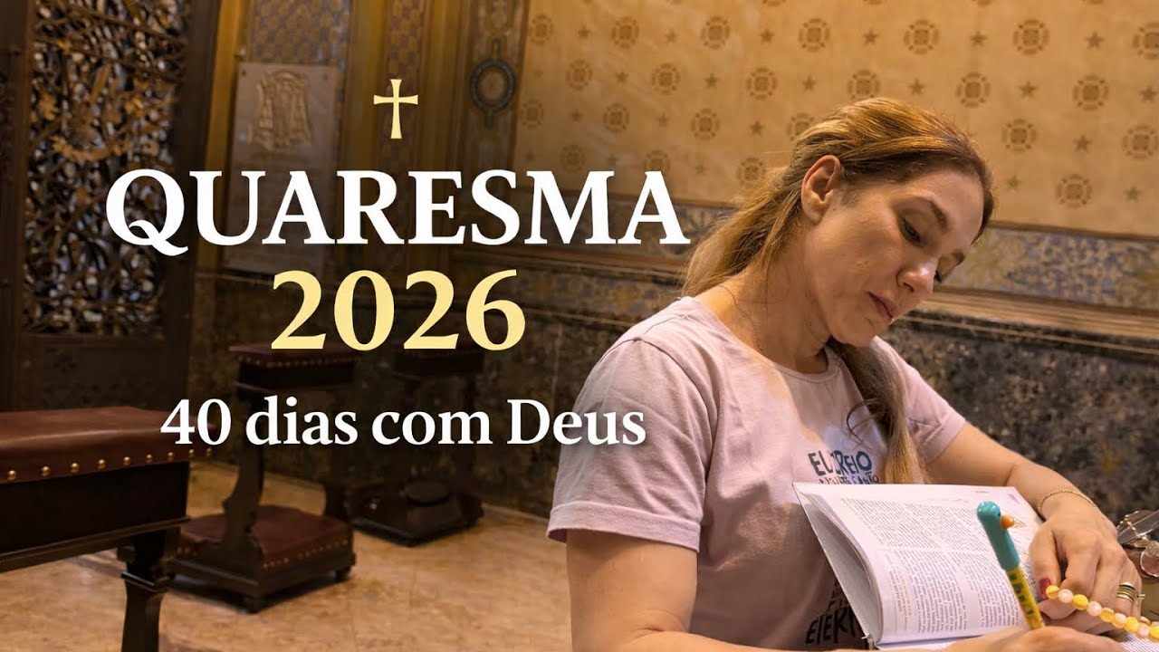 Estou lendo o Diretório Quaresmal 2026. Caminhe comigo. ✝️07/40