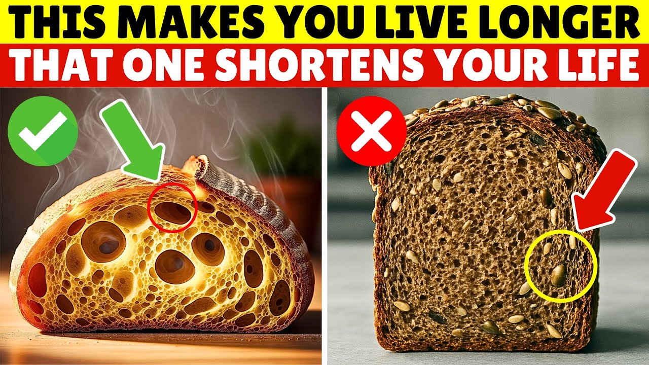 Over 60? 4 WORST Breads You Should NEVER Touch and 4 You MUST Eat Daily | Senior Health Tips