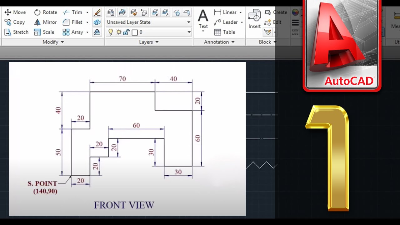 كورس تعليم برنامج AutoCAD | المحاضرة 1 | الامر line