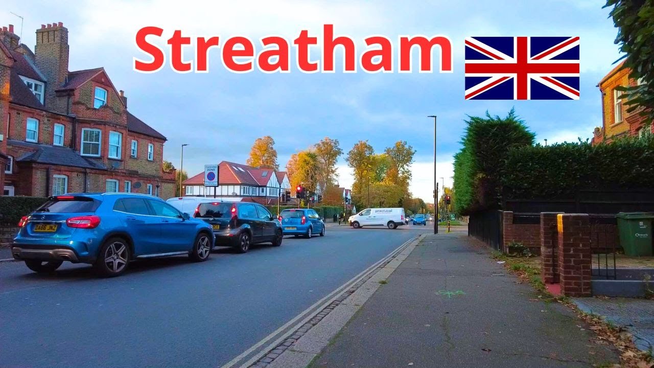 🔴WALKING London Uk- Tulse Hill to Streatham- October 2023 - Andando em Londres