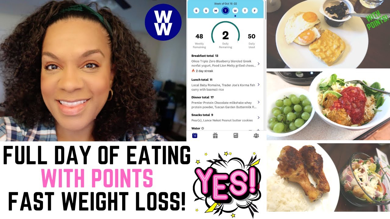 WHAT TO EAT TO LOSE WEIGHT FAST ON WEIGHT WATCHERS GREEN PLAN| BREAKFAST, LUNCH & DINNER WITH SP!