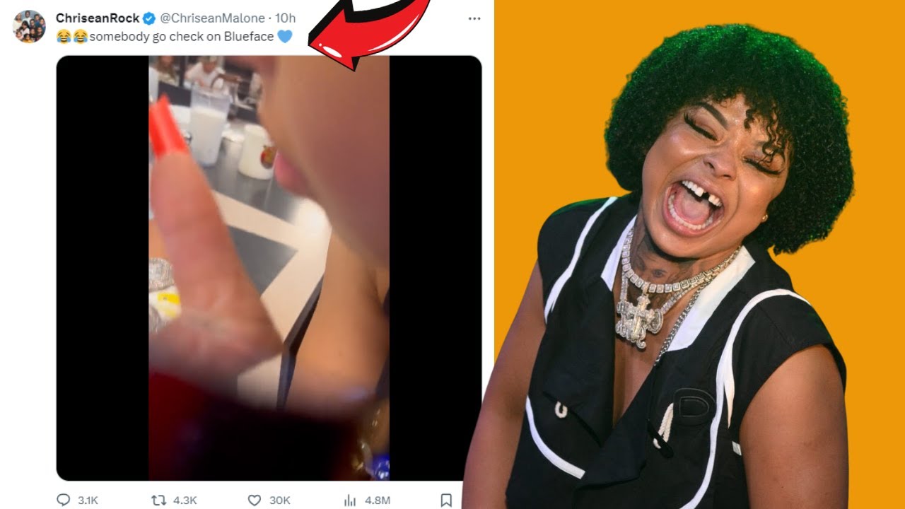 Chrisean got BLUEFACE in his FEELINGS😱 She RECORDED him CRYING 🤣 He was getting T0P from a RANDOM 👀