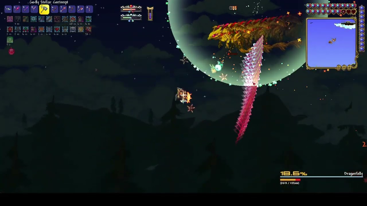 Terraria Calamity - Dragonfolly (Master, Revengeance, Melee)