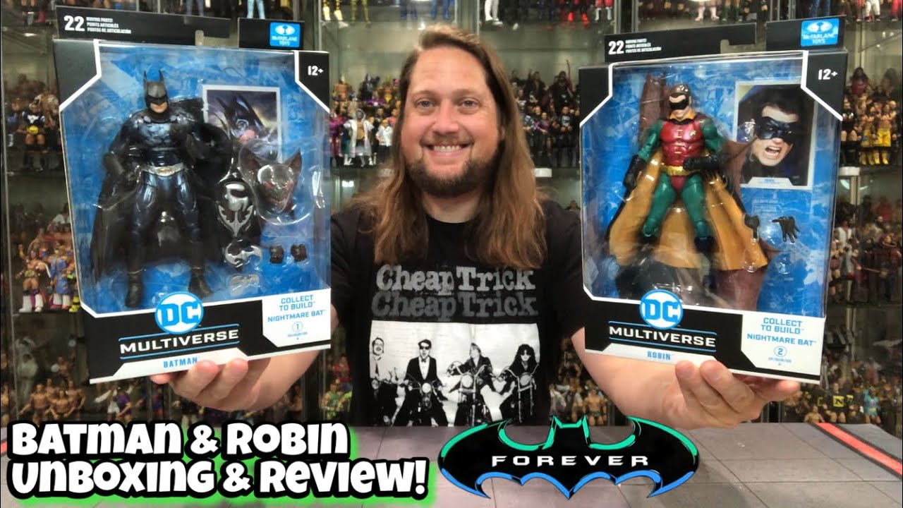 Batman & Robin Batman Forever McFarlane Unboxing & Review!