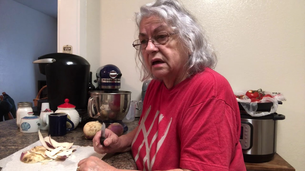 Mamaw Joy shows us how to make turnips that taste amazing!!