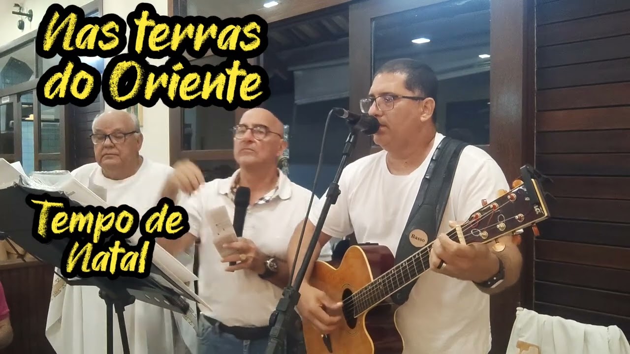 Nas terras do Oriente Surgiu dos céus uma luz Nasceu Jesus Salvador Aleluia Epifania Natal Missa
