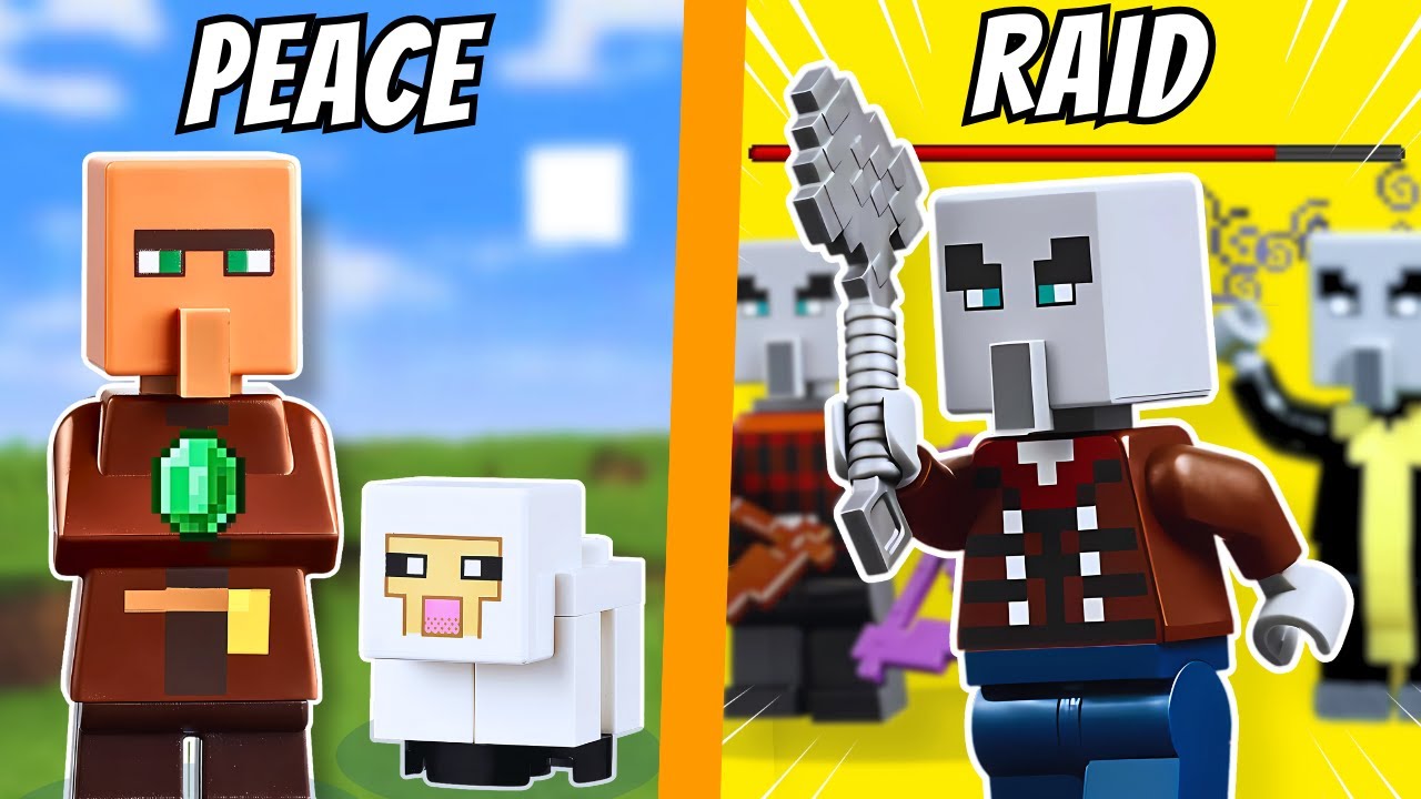 I Simulated a LEGO Minecraft RAID!