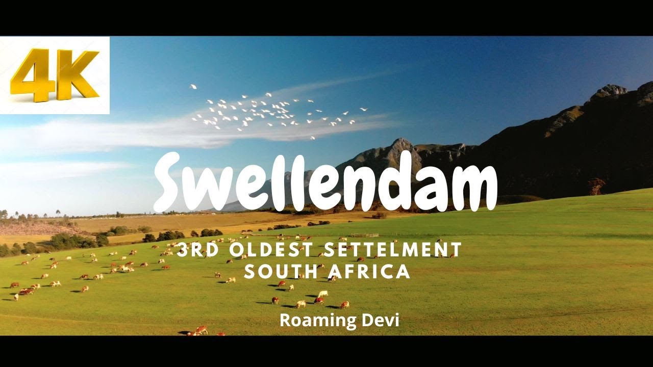 4k Scenic Swellendam : 3rd Oldest Settlement Town of South Africa