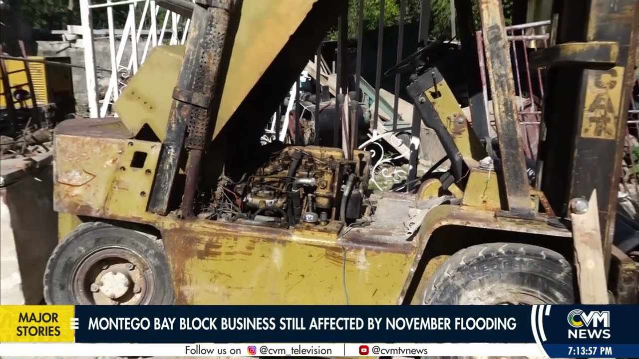 Montego Bay Block Business Still Affected By November Flooding | News at 7 PM | @CVMTVNews