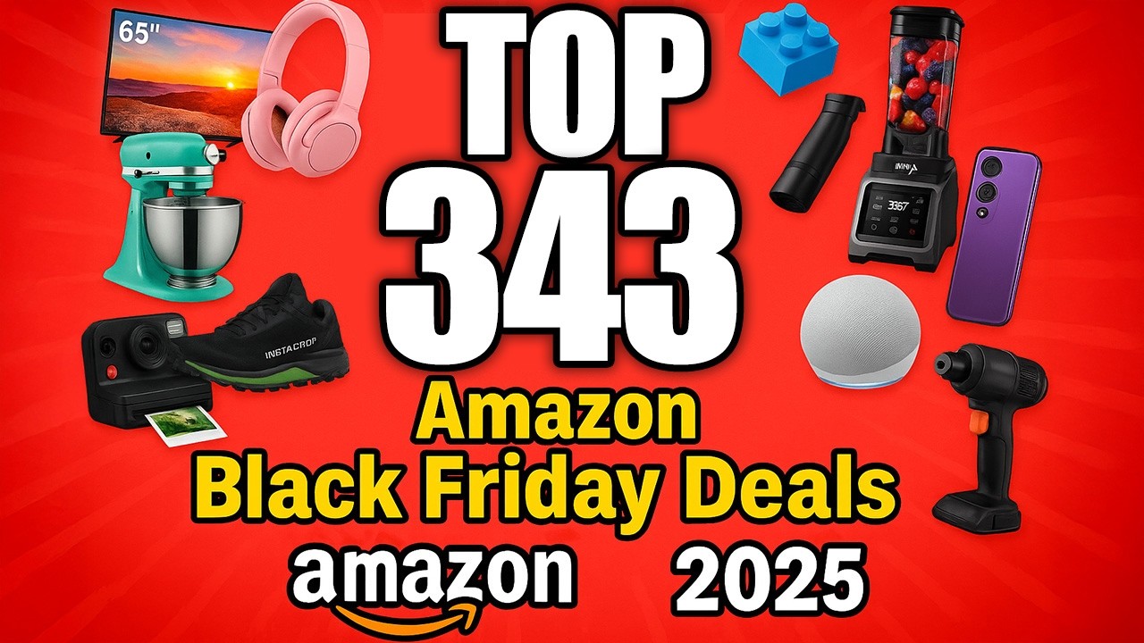 350 лучших предложений Amazon в Чёрную пятницу 2025 года: электроника, дом, кухня, мода #amazonbl...