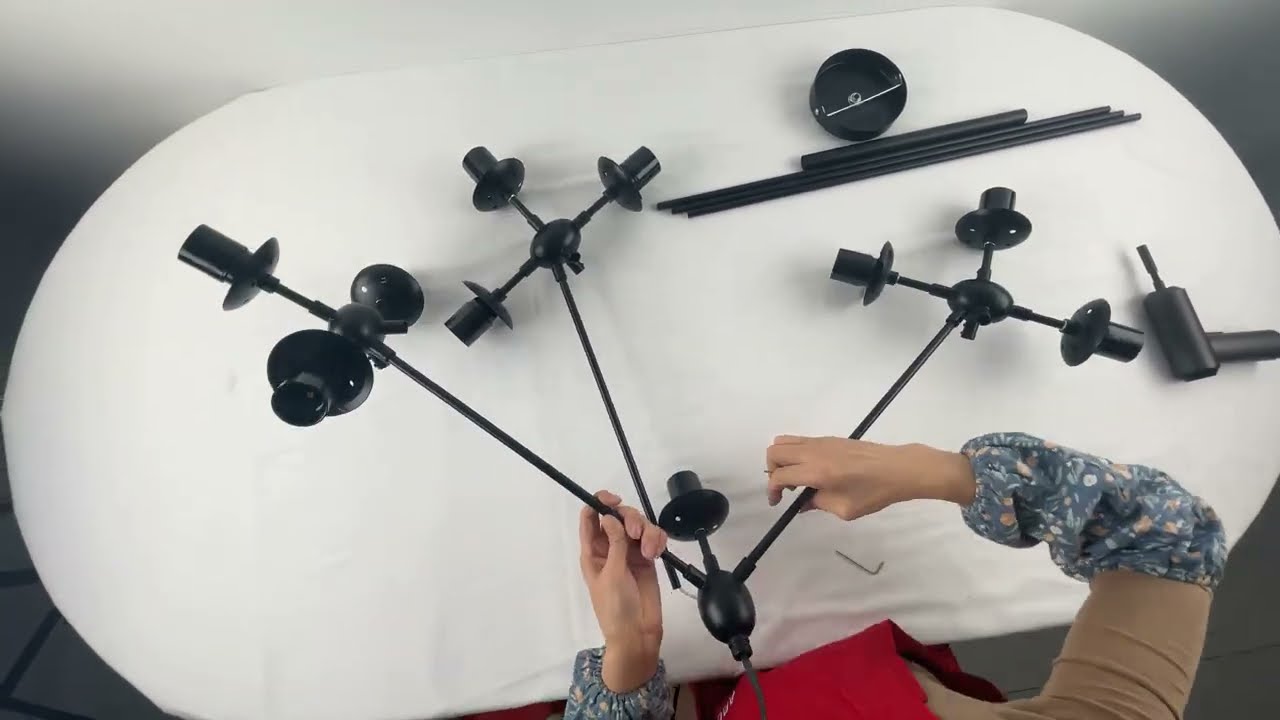 Artemis Chandelier-Install