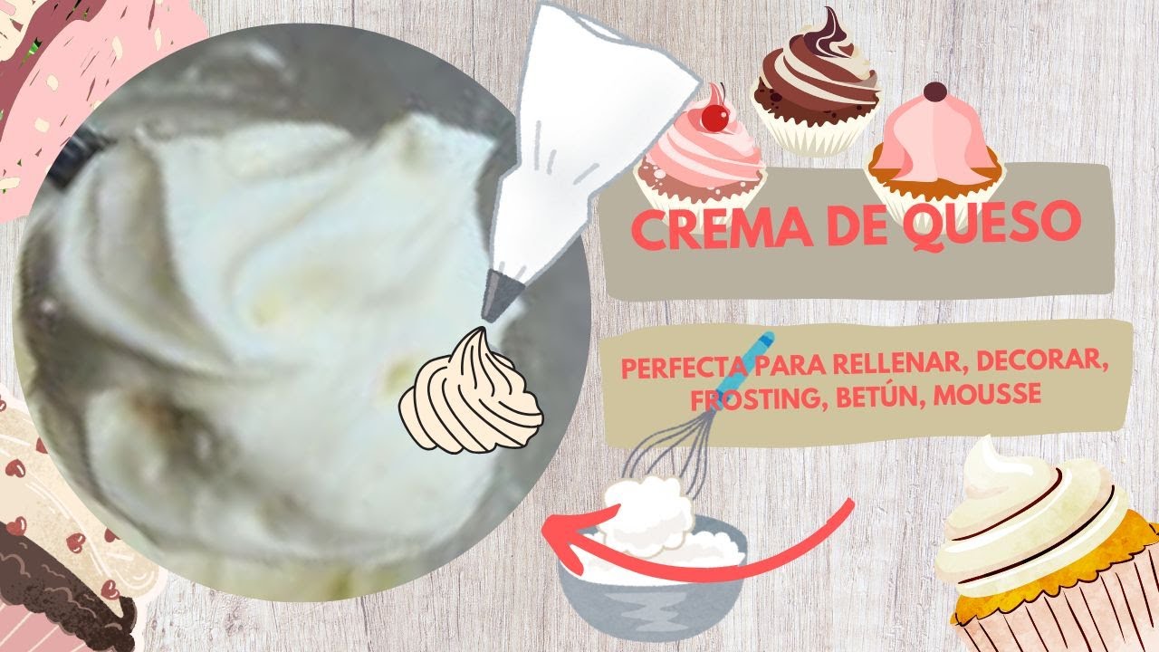 ✨ CREMA O BETÚN DE QUESO SUAVE Y DELICIOSO para RELLENAR PASTELES, TARTAS o BIZCOCHOS 😍🧁 ✨