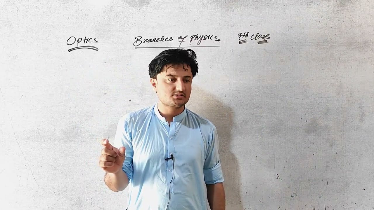Branches of physics Class 9th || Pashto Lecture