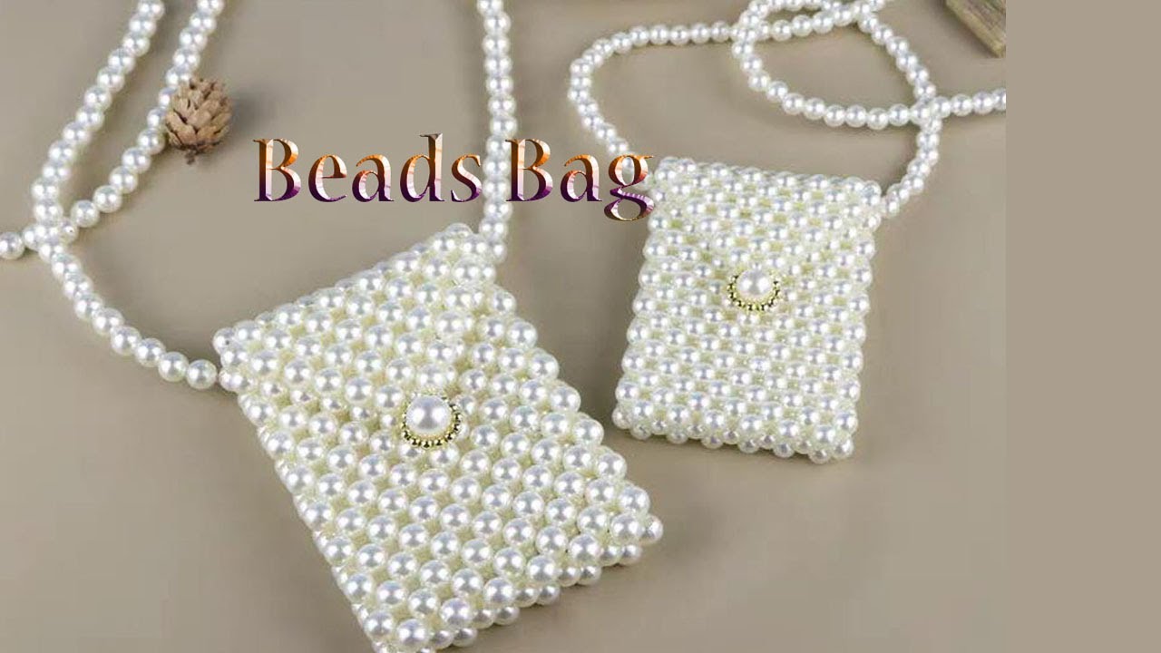 How to make Kind Beads Bag Crystal Gift Part 1  || Crystal Bead