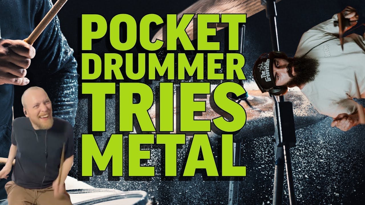 El ESTEPARIO & SINGLE PEDAL METAL - Funk Hip-Hop Jazz drummer tries Metal without double bass